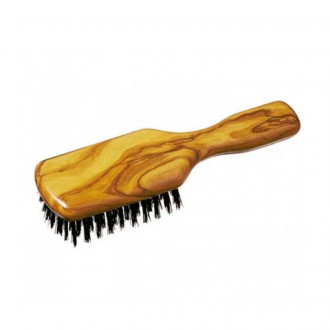 Beard Brush - da Uomo per Barba e Capelli in legno Ulivo Setole Cinghiale 