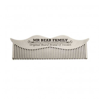 Mr Bear Family - Moustache Steel Comb
